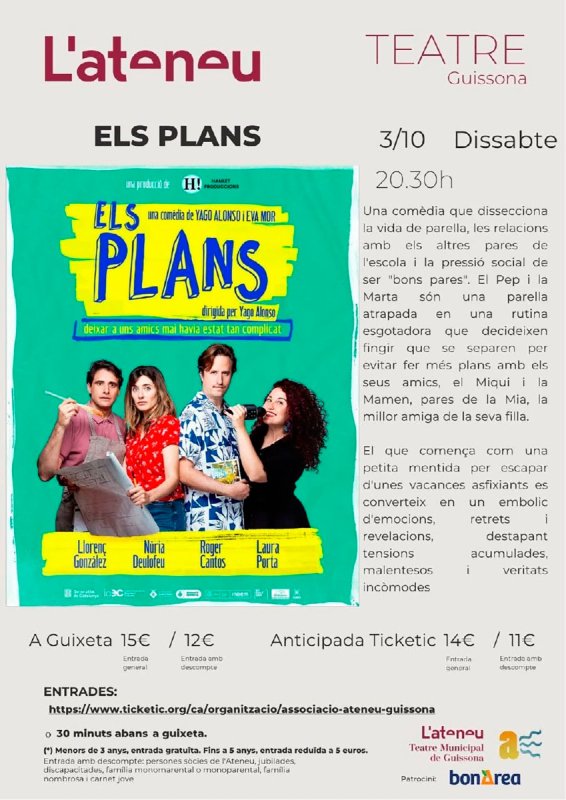 cartell Teatre 'Els Plans'