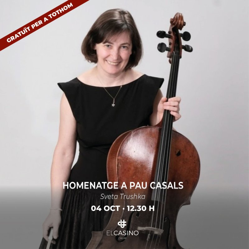 cartell Homenatge a Pau Casals