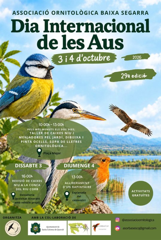 cartell Dia Internacional de les Aus