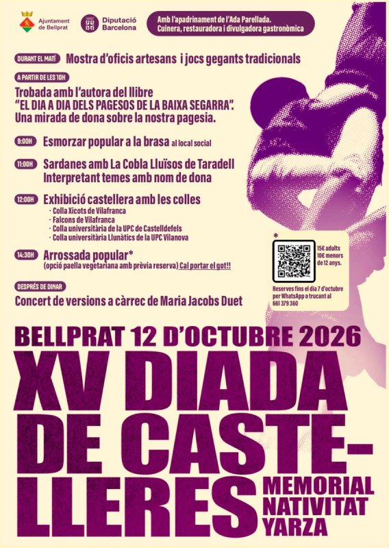 cartell 15a Diada de Castelleres a Bellprat