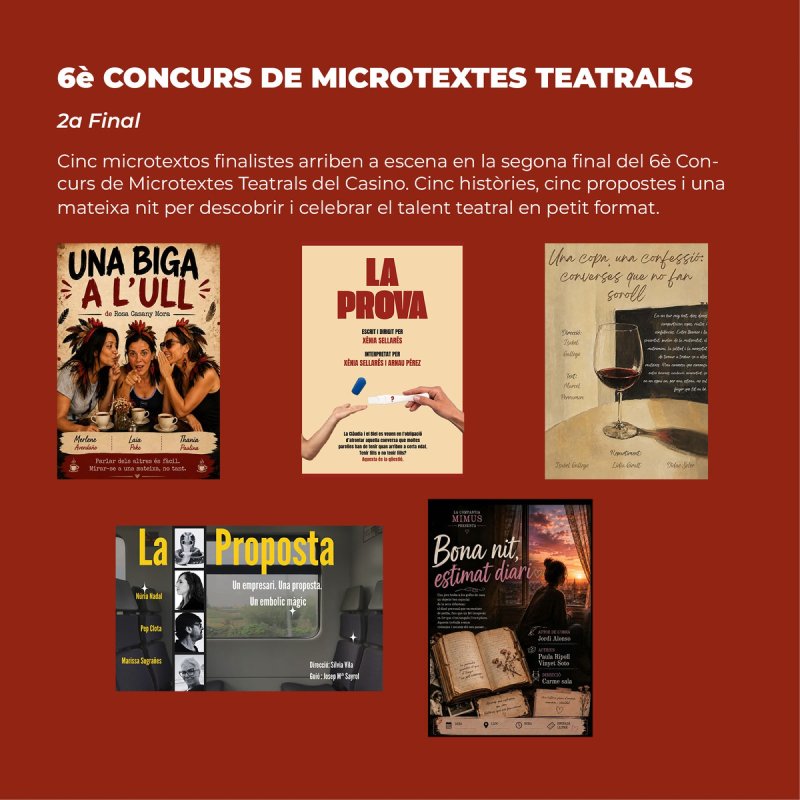 cartell 6è concurs de microtextes teatrals