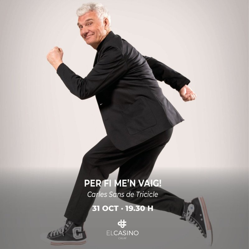cartell Teatre 'Per fi me'n vaig!'