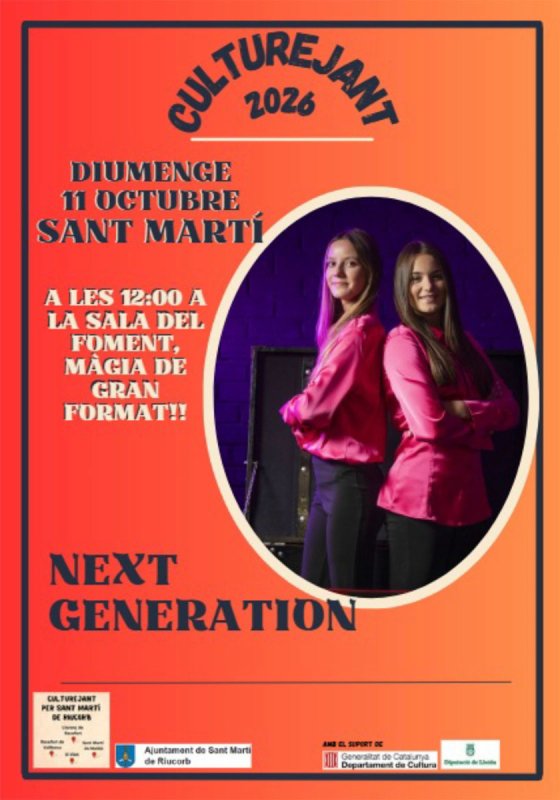 cartell Màgia amb Next Generation