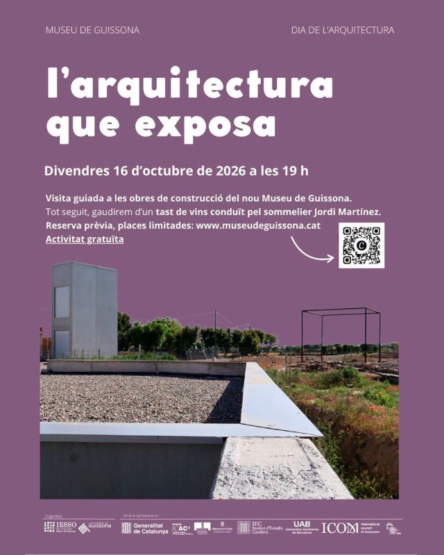 cartell Visita guiada 'l'arquitectura que exposa'