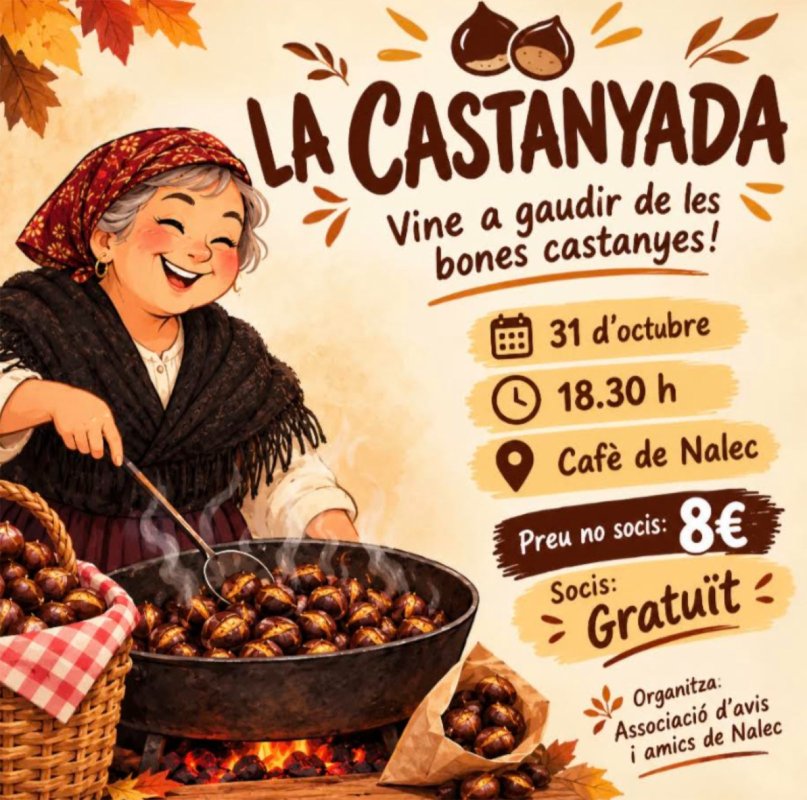 cartell Castanyada 2026 a Nalec