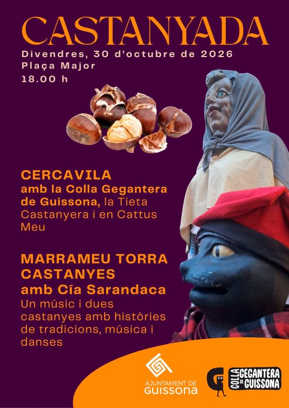 cartell Castanyada 2026 a Guissona