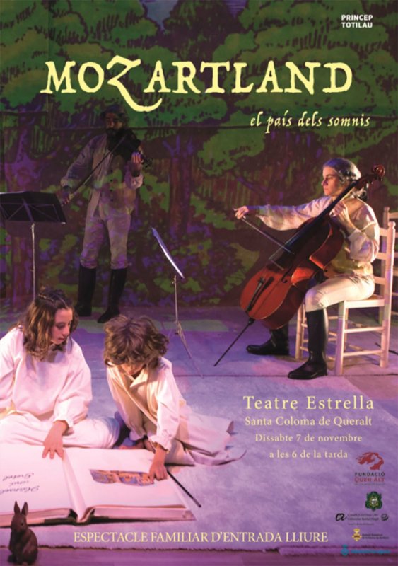 cartell Espectacle familiar 'Mozartland'
