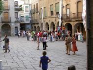 Guissona: la plaça Major, porticada  Ramon Sunyer