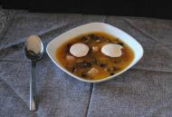 : Sopa de fredolics amb allioli 