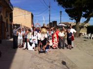 Segura: El veïns de Segura amb el capgros Sant Isidre, patró del poble. Festa Major  Alex Rufí