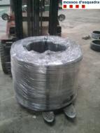 Dos detinguts per robar dues tones d'acer en una empresa de Cervera