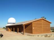 L´Observatori de Pujalt  amb la nova cúpula ja acabada