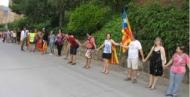Segarra per la Independència mobilitza més de mil persones per la Via Catalana