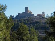 Sant Pere Sallavinera: Castell de Boixadors, situat a l'extrem occidental de la serra de Castelltallat,  Moianès