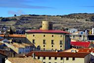 Santa Coloma de Queralt: La torre, de planta circular, és l'únic element romànic del gran palau d'època renaixentista  Angelina Llop