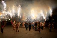 Santa Coloma de Queralt: Festa major Barri plaça Major  Frederic Vallbona