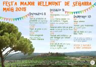 Bellmunt de Segarra: cartell Festa Major Joan Marcé