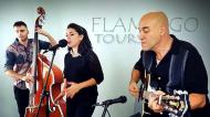 Calaf: cartell Concert 'Flamingo Tours'  Casal Calaf