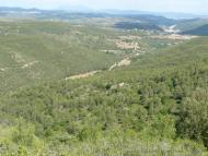 Veciana: Panoràmica del curs mig i baix del Torrent de La Coma, des de la Costa dels Marçans  Daniel Espejo Fraga