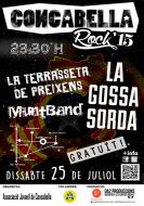 Concabella: cartell Concabella Rock 15  Ass. Joves