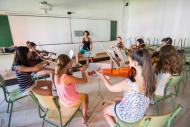 Cervera: classe del Curs de Música  Jordi Prat