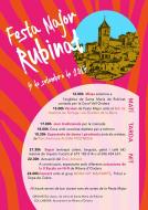 Rubinat: cartell Festa Major de Rubinat 2015  Joan