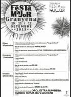 Granyena de Segarra: cartell Festa Major de ‪Granyena de Segarra 2015  Joan
