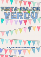 Verdú: cartell Festa Major de Verdú 2015  Joan
