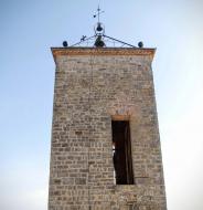 La Guàrdia Lada: Campanar església Santa Maria   Ramon Sunyer