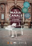 Cervera: cartell Maria Canals porta cua.... a Cervera  PAERIA DE CERVERA