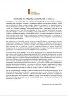 El Fòrum l'Espitllera aprova un manifest per les llibertats de Catalunya'