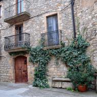 Montornès de Segarra: Detall casa  Ramon Sunyer