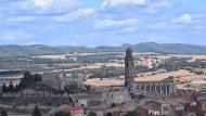 Calaf: Vista de Calaf des de Sant Sebastià  Ramon Sunyer