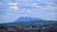 Calaf: Vista de Montserrat des de Sant Sebastià  Ramon Sunyer