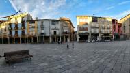 Santa Coloma de Queralt: Plaça major  Ramon Sunyer