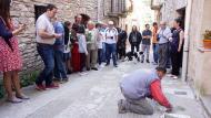 Vallfogona de Riucorb: llamborda dedicada a Josep Bonell Berenguer   Jesús i Isabel @IStolpersteine