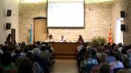 Santa Coloma de Queralt: Acte institucional amb la participació d’Angelina Nogués, regidora de Cultura; Jordi Font, director del Memorial Democràtic; i Maria Garganté, presidenta del Fòrum l’Espitllera  Jesús i Isabel @IStolpersteine