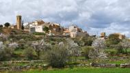 Palou: Vista de Sant Ponç i el poble  Ramon Sunyer