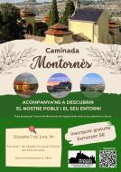 Montornès de Segarra: cartell II Caminada d'entorn de Montornès de Segarra  Conxita Balcells