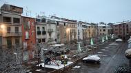 Torà: Vista del poble nevat  Ramon Sunyer