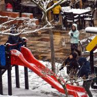 Torà: Vista del poble nevat  Ramon Sunyer