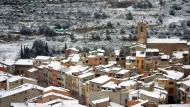 Torà: Vista del poble nevat  Ramon Sunyer