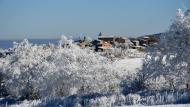 Prades de la Molsosa: Vista del poble nevat  Ramon Sunyer