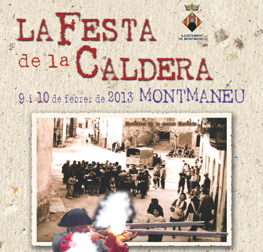 cartell Festa de la Caldera 2013