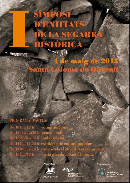 cartell I trobada d'entitats de la Segarra Històrica