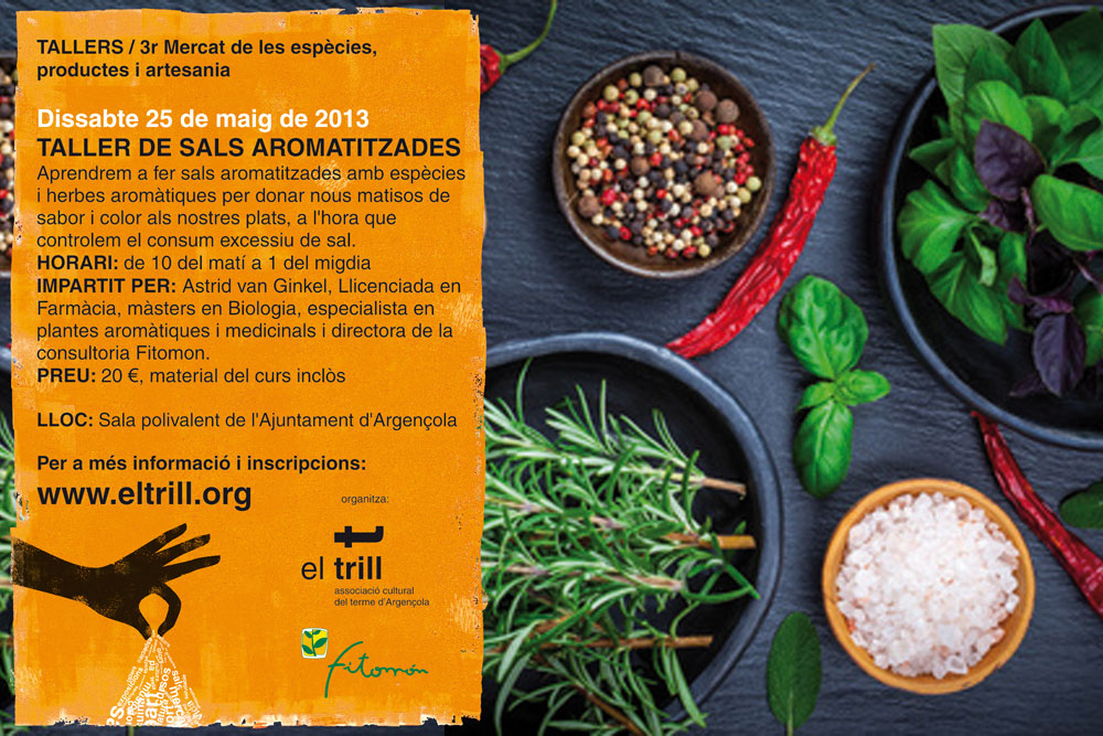 Cartell Taller de sals aromatitzades