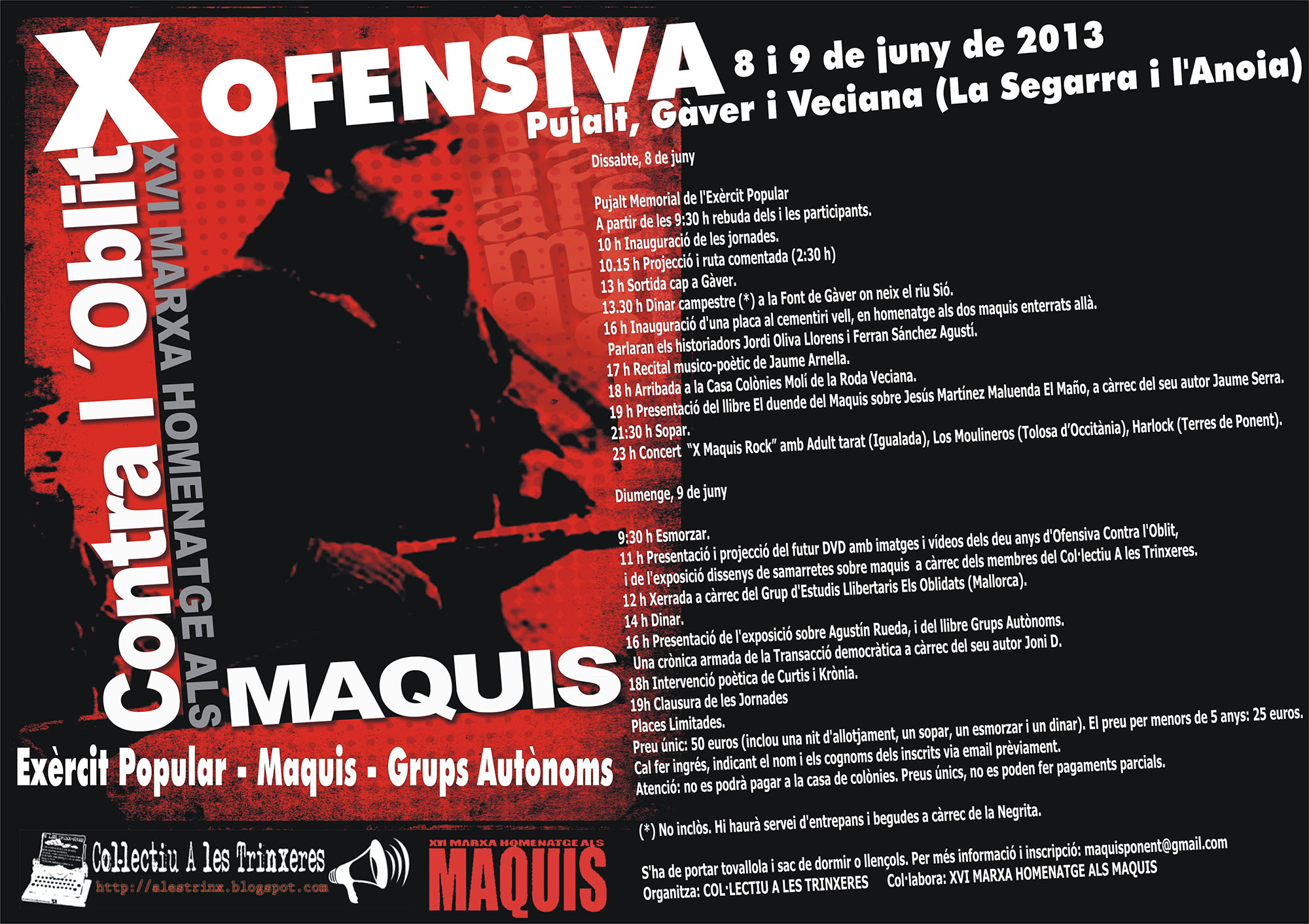 cartell XVI Marxa homenatge als maquis