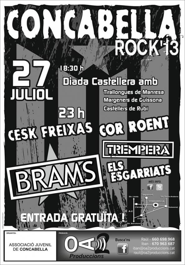 cartell Concabella Rock 2013