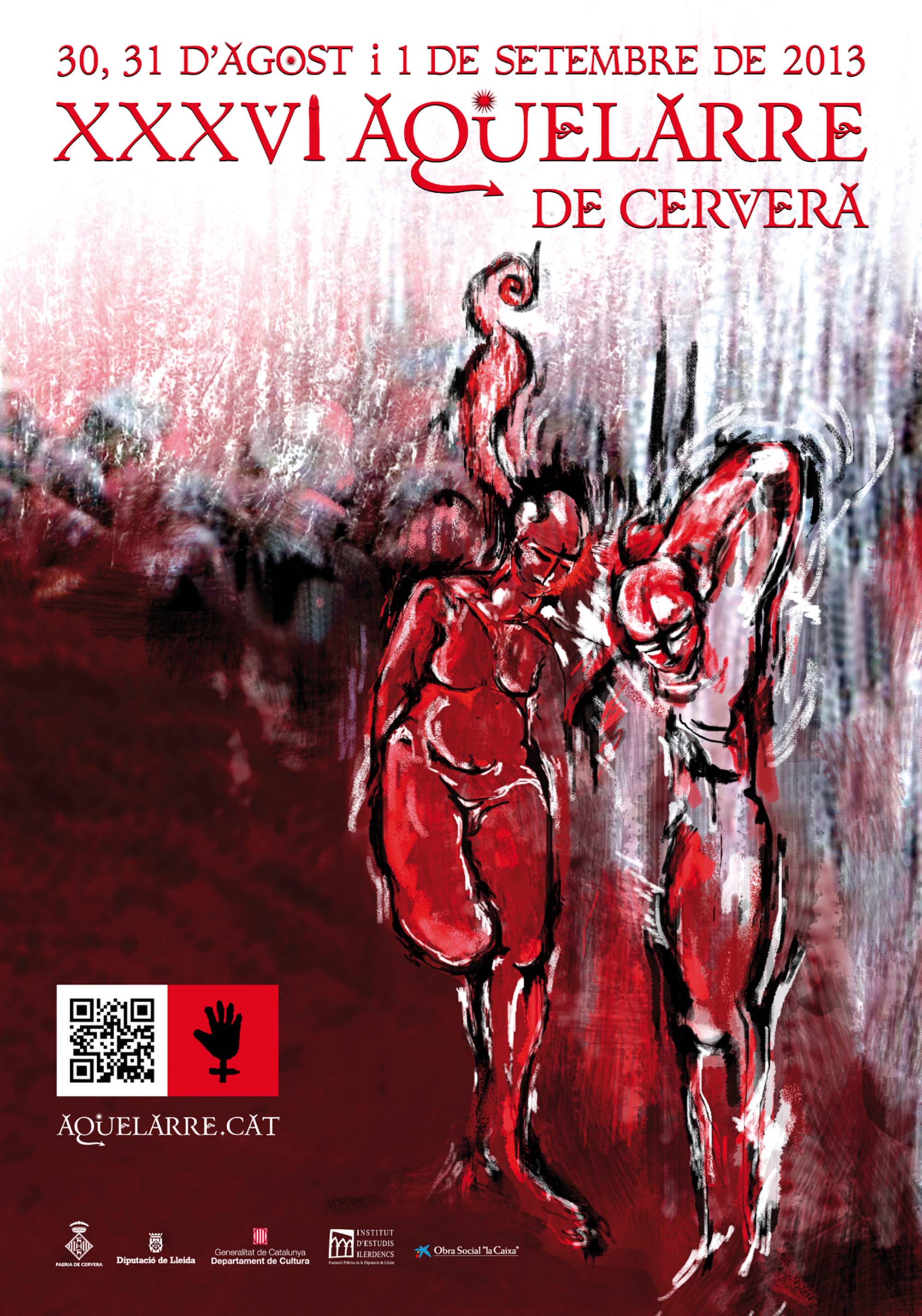 cartell XXXVI Aquelarre de Cervera, reserva d’entrades de la Casa d’Estiu del Mascle Cabró