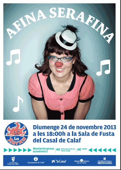 cartell Espectacle Afina Serafina!